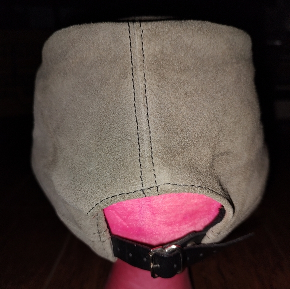 Vtg Civil War Confederate Kepi 100% Genuine Leather Made in USA Medium - Picture 4 of 8